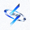 三亿(集团)体育科技有限公司官方Logo - 橙色与深蓝色交织的抽象体育图形